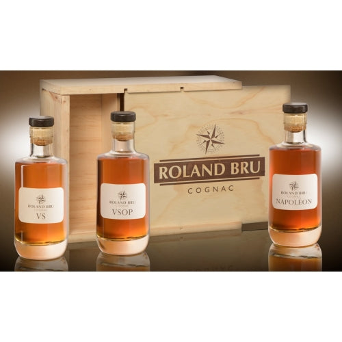 Cognac Roland Bru, LE COFFRET DECOUVERTE 3 x 20 cl